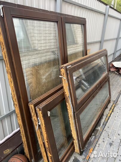 Комплект деревянных окон и дверей