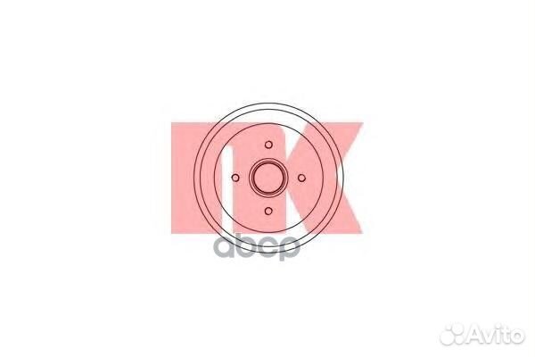 Барабан тормозной без кольца сенсора ABS Ford F