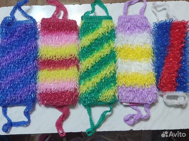 Мочалка ручной работы