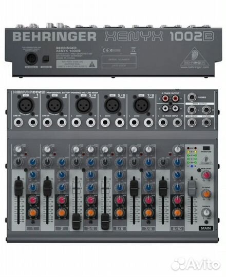 Микшерный пульт behringer 1002b