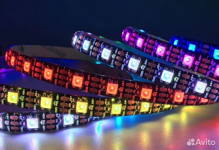 Адресная светодиодная лента WS2812 II Ambilight