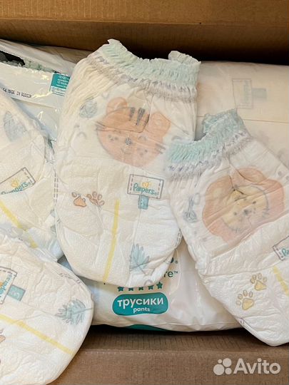 Подгузники трусики pampers premium care 3