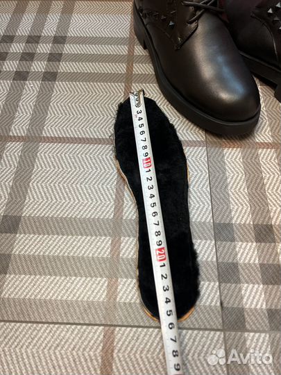 Valentino новые сапоги нат кожа зима