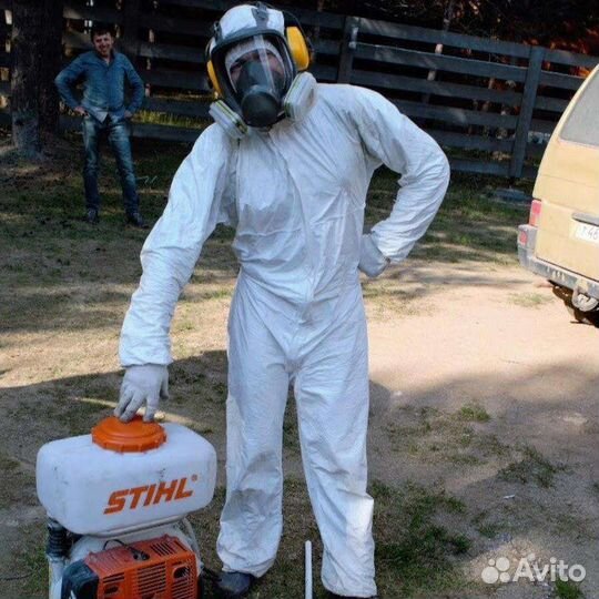 Обработка участка от Клещей, Короеда, Комаров