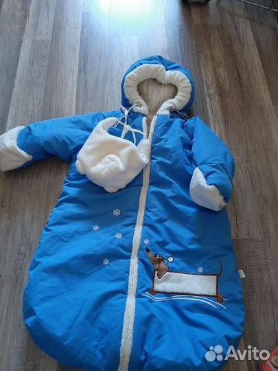 Комбинезон- конверт зимний, Сонный гномик