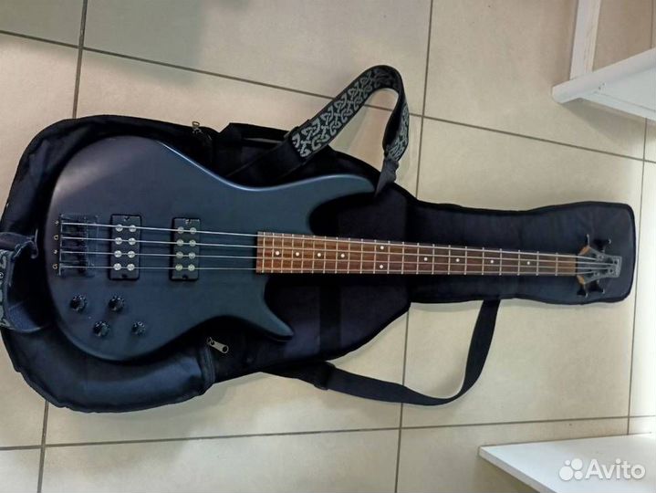 Активный Бас Ibanez Gsr200ex Black Flat
