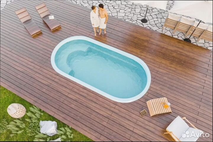 Композитный бассейн Премиум ecoline