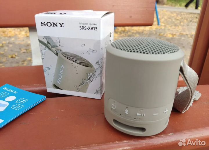Колонка Sony SRS-XB13 серая