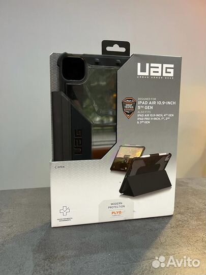 Чехол UAG Plyo для iPad Air, iPad Pro 11 Black/Ice