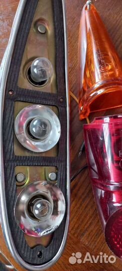 Фонари задние с лампочками Москвич 408 СССР