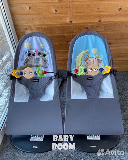 Детский шезлонг аналог baby bjorn