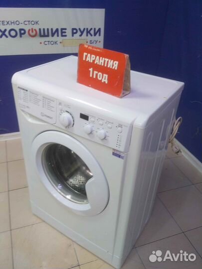 Стиральная машина бу indesit с гарантией 1 год