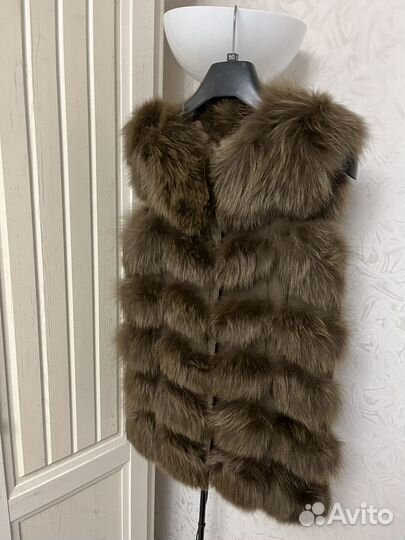 Жилет из песца