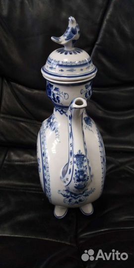 Кувшин гжель авторская работа Кумган