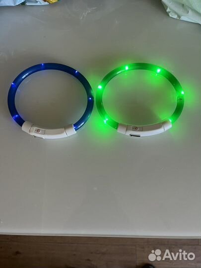Ошейники светяиеся окружность 43 см