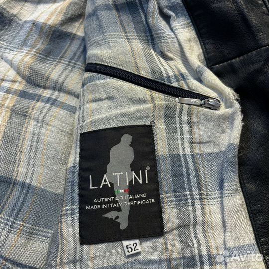 Latini Leather Bomber Jacket Man's