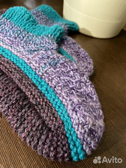 Тапочки вязаные