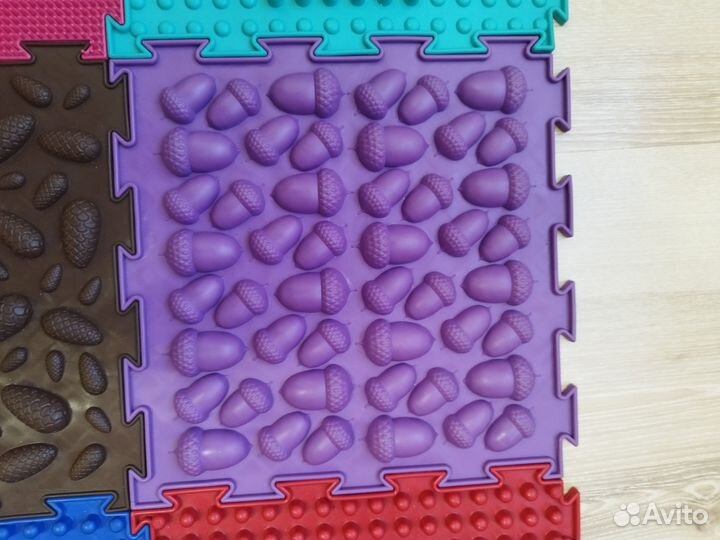 Коврик пазл развивающий массажный ортопедический