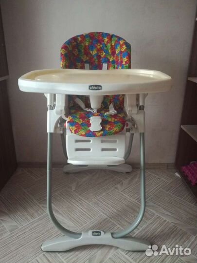 Детский стульчик для кормления chicco polly magic