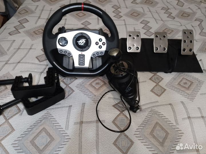 Игровой руль dexp wheelman pro gt