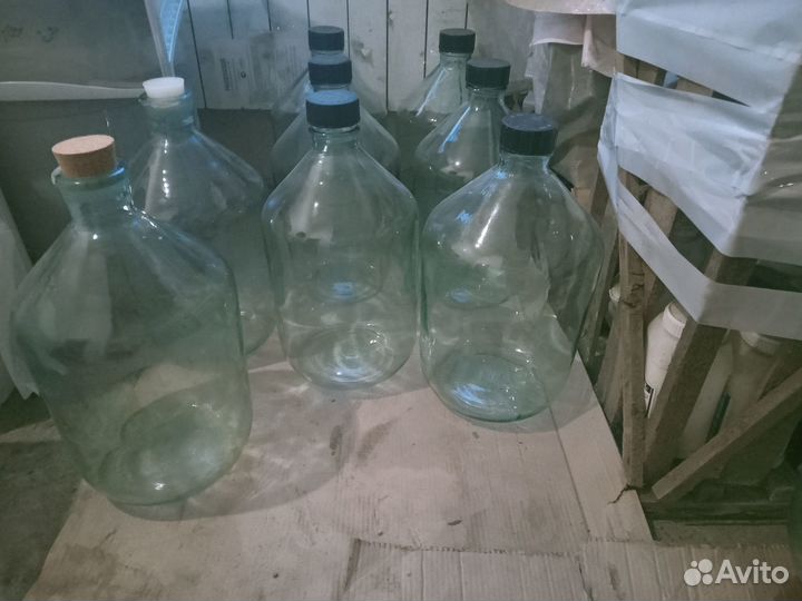 Бутыль стеклянная 20л