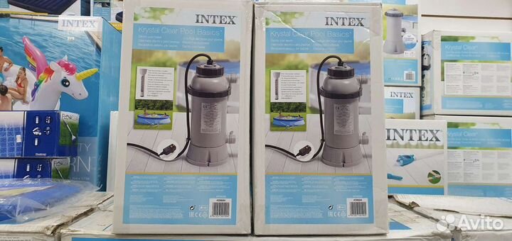 Проточный водонагреватель Intex новый Нагреватель
