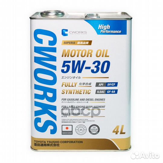 Масло мотор.superia cworks motor OIL 5W-30 spcf