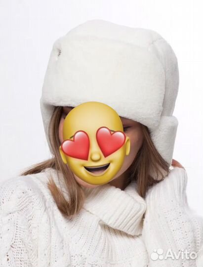 Шапка-ушанка женская