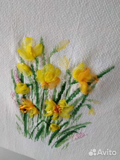 'Весенний нарцисс ', вышитый набор