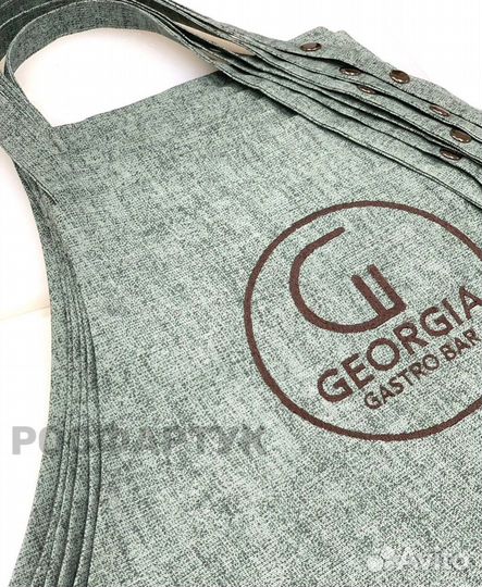 Фартук с логотипом на заказ