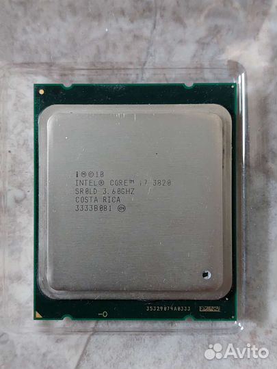 Процессор intel i7 3820