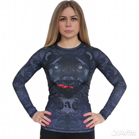 Рашгард женский Aim Brutal Black Tail (S)