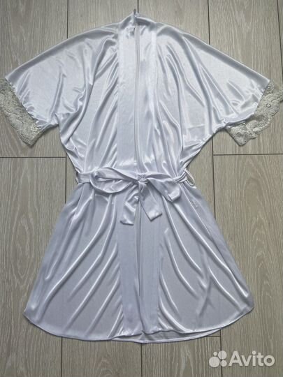 Халат белый свадебный