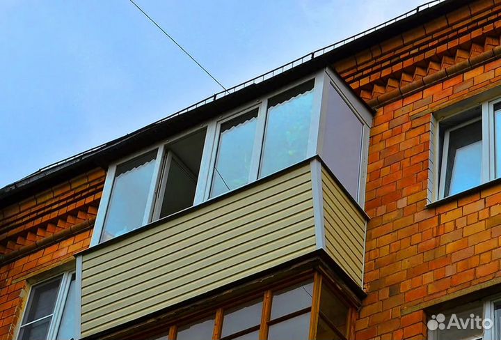 Балконное остекление 3520*1500