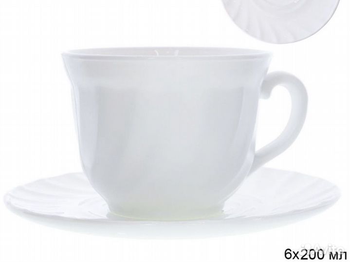 Чайный набор White lily 12предметов 6персон