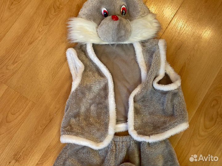 Костюм зайчика на 3 года (98-104)