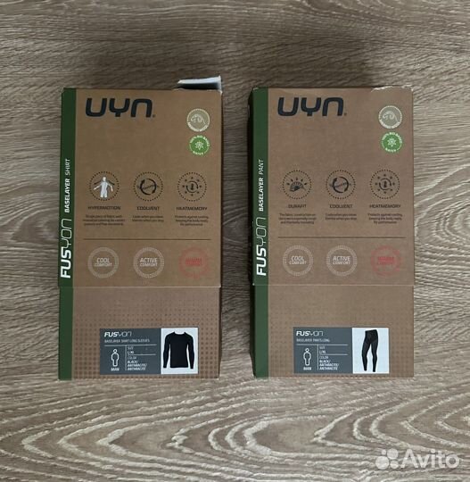 Термобелье лонгслив UYN Fusyon Merino Black