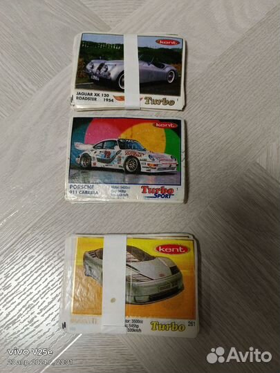 Вкладыши от жвачки turbo