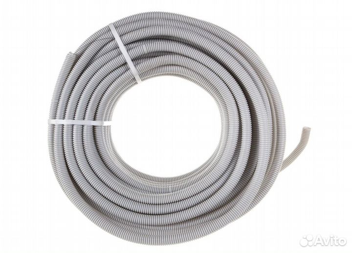 Труба пвх с протяжкой 25мм 50м серая DKC 91925