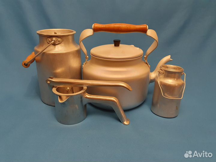 Сокодавилка аллюминий, чайник, бидоны алюминиевые