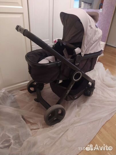 Коляска chicco urban plus crossover 3 в 1