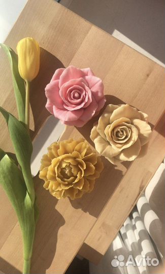 Свечи из воска Подарок на 8 марта