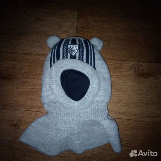 Шапка шлем журавлик р 44-46