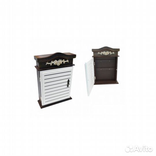 Ключница 30*20*6 см дерево, металл