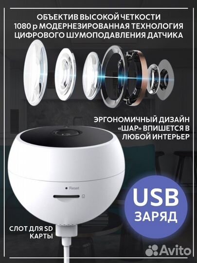 Xiaomi IP камера 2K wifi Mijia Smart Camera новая