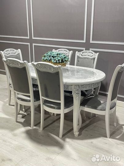 Стол и стулья от производителя. В наличии