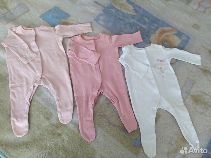 Одежда для девочки George, C&A, Mothercare 0-3 мес