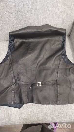 Жилетка мужская кожа xl