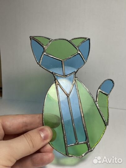 Витраж кошка