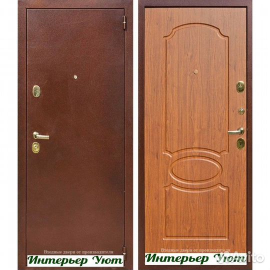 Двери металлические новые